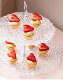 Resim Madame Coco Charmes 2 Katlı Kek Standı 28 cm 