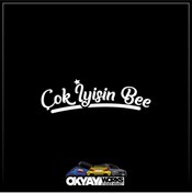 Resim OkyayWorks Çok Iyisin Be Sticker - Beyaz 