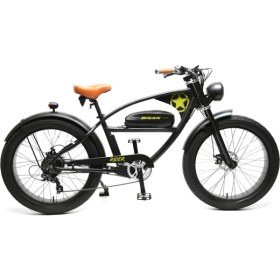 Resim Bisan Rider Elektrikli Bisiklet 26 Fatbike Siyah Yeşil 