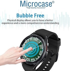 Resim Microcase Samsung Galaxy Watch6 40mm için TPU Ekran Koruma Filmi - Şeffaf AL3384 