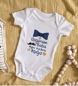 Resim Bitmeyen Kartuş Kişiye Özel Aynı Kadına Aşığız Tasarımlı Bebek Body Zıbın - Model 2 