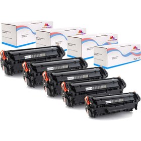 Resim tecprint Hp 85A-CE285A Muadil Toner Hp Laserjet Pro P1102W CE285A 5Lİ PAKET 