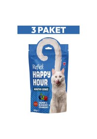 Resim Happy Hour Somonlu Ve Yaban Mersinli Kedi Ödülü 3 X 60gr 