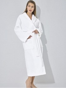 Resim Microcotton Mora Saf Beyaz Banyo Havlusu 70x140 Beyaz 