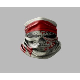 Resim Buffalo Kuru Kafa Tasarımlı Motorcu Buff Maske Outdoor Boyunluk Unisex Bandana 