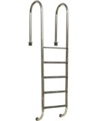 Resim Havuz Hakem Merdiveni 304 Kalite Paslanmaz Çelik Cnc Kesimli 5 Basamaklı El Yapım 