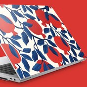 Resim Beyaz Üzerine Nar Deseni Notebook Sticker, Laptop sticker,, Hp Sticker, Asus Sticker, 15.6 inç Sticker 