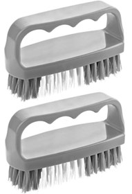 Resim Buffer ® 2 Adet Tutamaçlı Plastik Pratik Tırnak Ve Kıyafet Yaka Temizlik Fırçası- Tp-113 