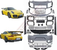 Resim Porsche 991 Carrera Gt2 Gövde Kiti 2012 Sonrası-2015 Sonrası Uyumlu 