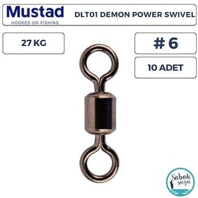 Resim Mustad Demon Dlt01 Fırdöndü 6 27kg 10 Adet 