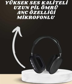 Resim teknodayım Kulak Üstü Kulaklık Pro9 ve Yeni Nesil Akıllı Saat Android ve İOS Uyumlu ANC Özelliği 