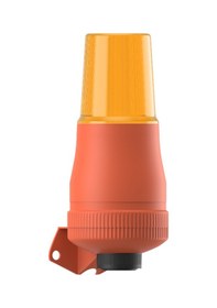 Resim Mesan E14 Yanıp Sönen Ampul Buzzer Turuncu 24vdc Ms 4805.3.24vdc 