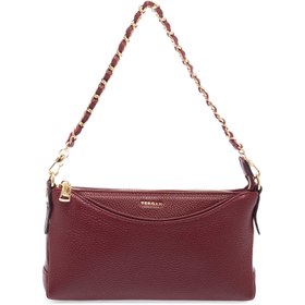 Resim Bordo Deri Kadın Omuz Çantası - S25K1BC79149-M71 