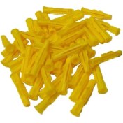 Resim Çok Renkli Plastik Dübel Sarı 10 mm 100 Adet, Dayanıklı ve Kolay Kullanımlı Ürün 