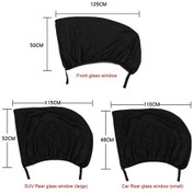 Resim Lemestar "2 Adet Esnek Araç Cam Güneşliği - Nefes Alabilir Sivrisinek Ağlı Cam Koruyucu 110x48cm" 