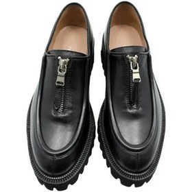 Resim Poletto Hakiki Deri Sıyah Loafer Düz 780 14-1012 Siyah 