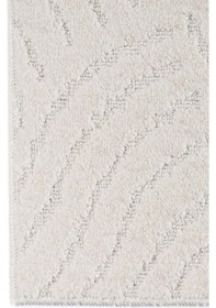 Resim Melaris Halı Wellen Yıkanabilir Kalın Yumuşak Dokuma Halı Kaymaz Taban Yolluk Antre Mutfak Halısı Krem 