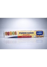 Resim Luxev Pişirme Kağıdı Hazır Kesilmiş 8 Parça Yağlı Kağıt Fırın Kağıdı Baking Paper Diğer 