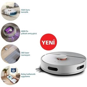 Resim Philips HomeRun 3000 Serisi XU3000/02 Islak Kuru Robot Süpürge ve Mop Beyaz 