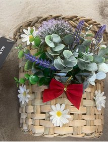 Resim Marrone Lavantalı Sepet kapı Sepeti Gazetelik Posta Kutusu 