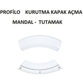 Resim Geniş Profilo Uyumlu Kurutma Mandal Kapak Mandalı, Profilo Uyumlu Tutamak Beyaz - 415042084 