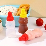 Resim 4'ü Bir Set Mini Piknik Taşınabilir Domates Sos Şişesi, Yağ Şişesi, Bal Reçel Sıkma Şişesi, Öğle Yemeği Sosu Kabı, Barbekü Sos Şişesi - Bento, Açık Hava Kampı, Baharat Şişesi, Mutfak Malzemeleri İçin Uygun 