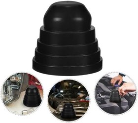 Resim Gatuida Araba Far Tozluk LED Tozluk Far Kauçuk Conta Kapağı LED Xenon Araba Far Toz Geçirmez Muhafaza Kabuk Kapağı Far Koruyucu Siyah 