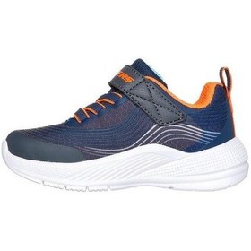 Resim Skechers Microspec Advance Çocuk Spor Ayakkabı - 403926n-9744 Lacivert - Turuncu 