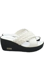Resim Pierre Cardin Örgülü Anatomik Dolgu Topuk Günlük Bayan Terlik 