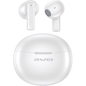 Resim Awei T87 Gerçek Kablosuz Bluetooth Spor Kulaklığı Beyaz 