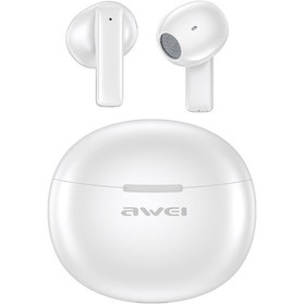 Resim Awei T87 Gerçek Kablosuz Bluetooth Spor Kulaklığı Beyaz 