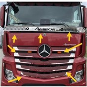 Resim Karadeniztırmarket ACTROS 1845 SİNEKLİK VE PANJUR KROMLARI 