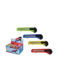 Resim U-1836 Boy Maket Bıçağı Büyük Boy Mavi-kırmızı-yeşil-sarı 