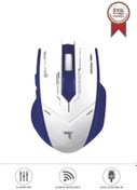 Resim Torima TM-20 Beyaz-Mavi Çift Modlu Kablosuz Oyuncu Mouse Fare 