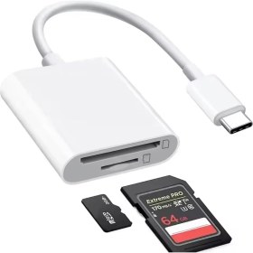 Resim Mettzchrom iPhone 15 / 16 Uyumlu Type-C Hafıza Kart Okuyucu SD Micro SD Kartlar İçin Yüksek Performans 