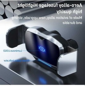 Resim Wondernest D7 Kızılötesi İndüksiyon Kablosuz Hızlı Şarj Aparatı Araç Tutucu Gümüş Gümüş 