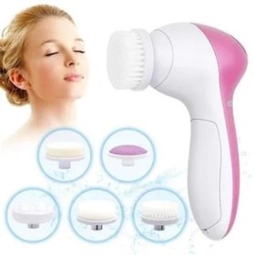 Resim Epilons Pilli Yüz Cilt Temizleme Cihazı Siyah Nokta Peeling Fırça Seti Vücut Yüz Bakımı Masaj Aleti 