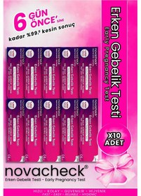 Resim Erken Gebelik Testi 10 Adet 