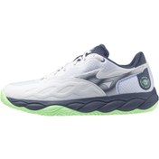 Resim Mizuno Wave Enforce Court AC Erkek Tenis Ayakkabısı Beyaz / Gri 