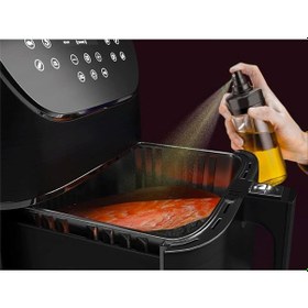 Resim Cam Şişe Sprey Yağdanlık Sirkelik - Airfryer Pişirme Öncesi Sprey Yağlık 