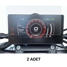 Resim GLASOR Cf Moto 650 MT Dijital Bilgi Ekranı Gösterge Uyumlu 2 ADET 9H Nano Ekran Koruyucu 2023 2024 