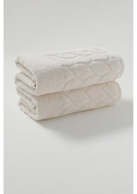 Resim Nurpak Hazal 2li El Havlusu 50x90 - Krem 