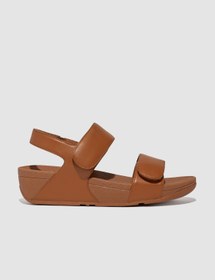 Resim Cabani FitFLop FitFlop LULU ADJUSTABLE FV8 Hakiki Deri Taba Kadın Sandalet 