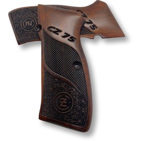 Resim ZIB GRIPS CZ-75 Pistol Grip Handmade From Walnut Wood Ars.026 