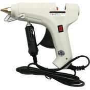 Resim Moveevo 12v 40w Beyaz Plastik Sıcak Yapıştırıcı Tabancası, 1.2m Kablolu, 380g Paket Ağırlığı 