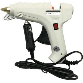 Resim Moveevo 12v 40w Beyaz Plastik Sıcak Yapıştırıcı Tabancası, 1.2m Kablolu, 380g Paket Ağırlığı 