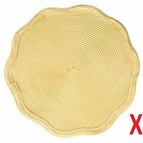 Resim Porland Priya Sarı Polipropilen Amerikan Servis 38cm 2'li 04sty007367 