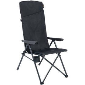 Resim Justy Xl Comfort+ Black Edition 3 Pozisyonlu Konforlu Kamp Sandalyesi Siyah 