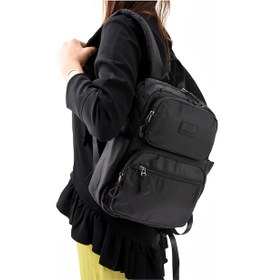 Resim Ultra Hafif Şik Ve Su Geçirmez Orta Boy Sırt Çantası Siyah Model: 571-13-9d Siyah 