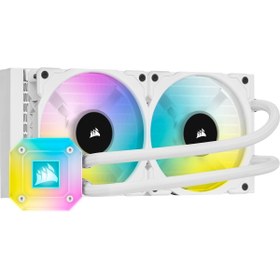 Resim Corsair 240mm H100ı Elıte Capellıx Cw-9060050-ww Rgb Sıvı Soğutucu Işlemci Fanı 